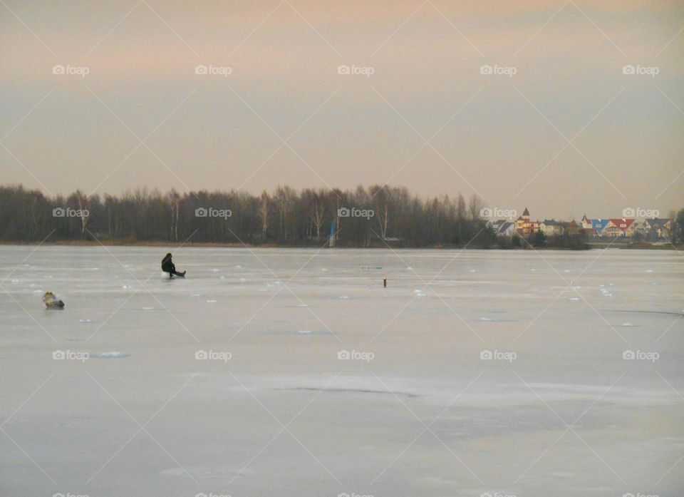 Landscape, Winter, Snow, Water, Weather