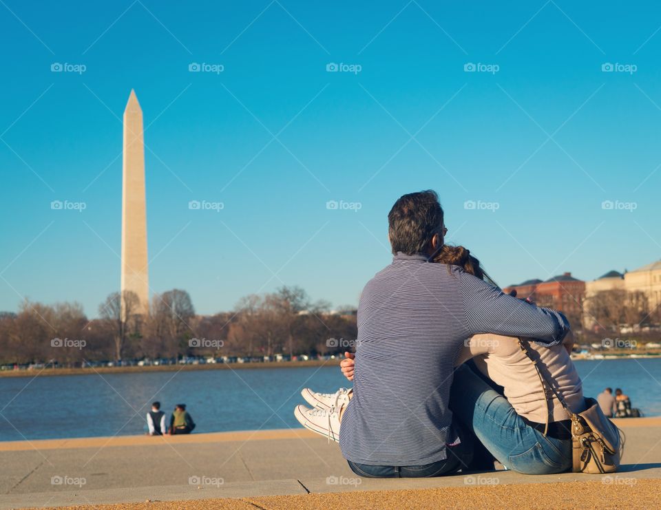 Washington memorial romance. 