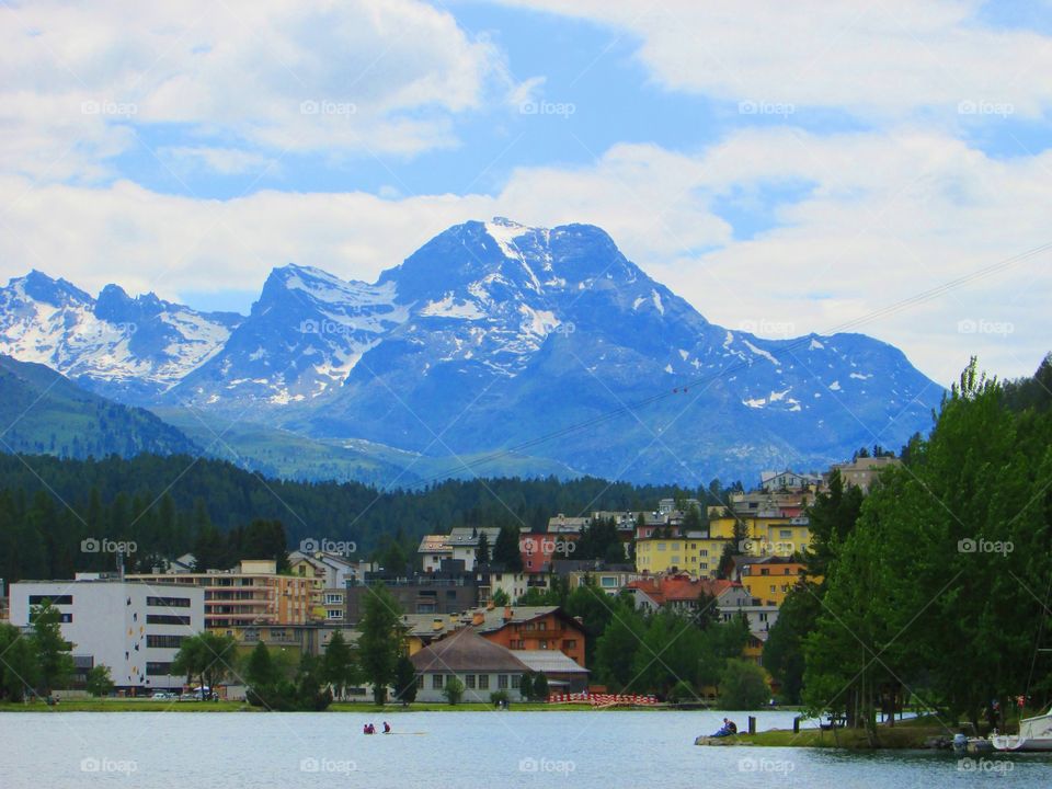 Alps Swiss St mortitz