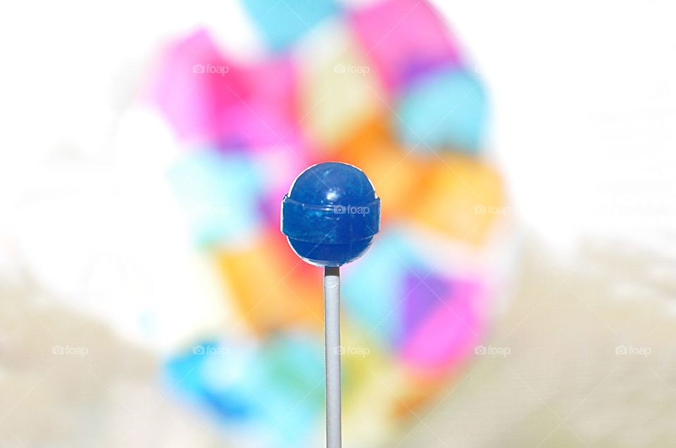 Fun Blue Lollipop