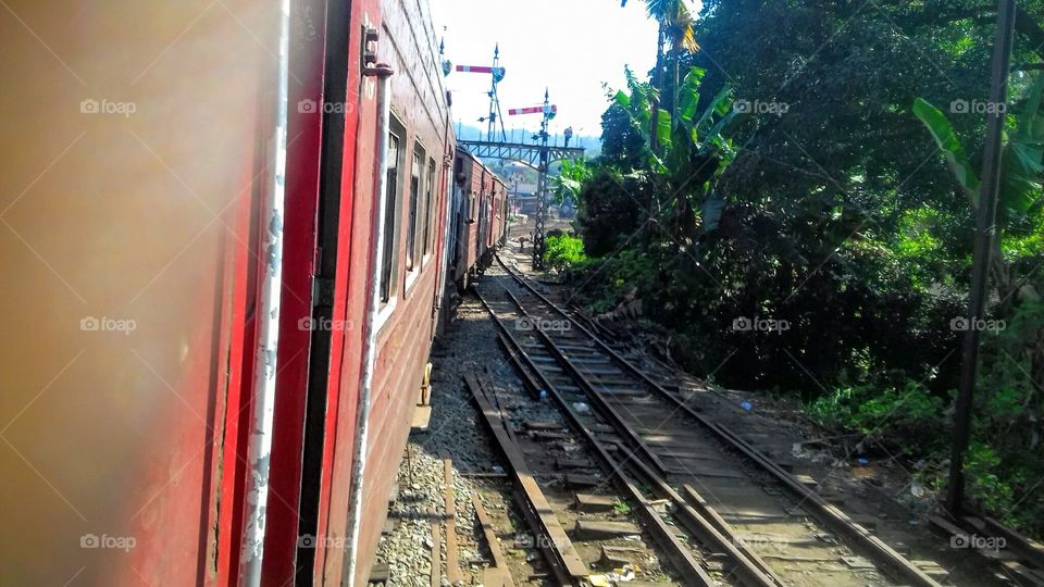 Railway, Train, Locomotive, Railroad Track, No Person