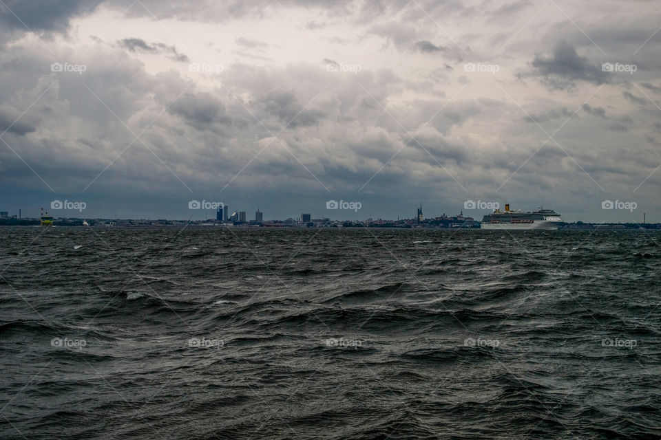 stormy weather for sailing