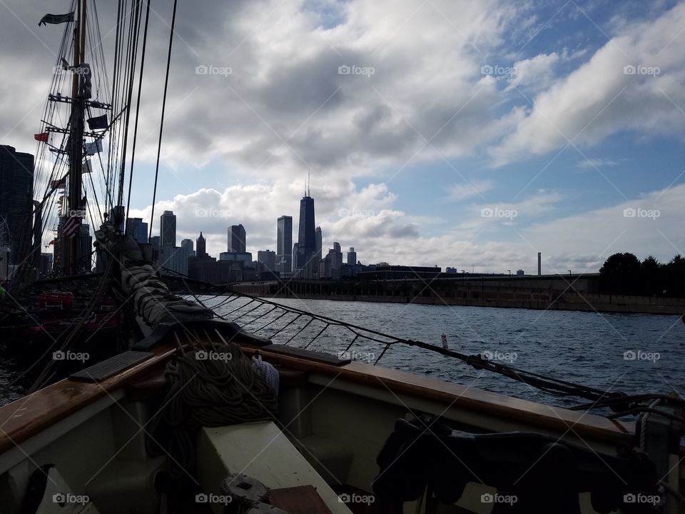 Skyline from Ship