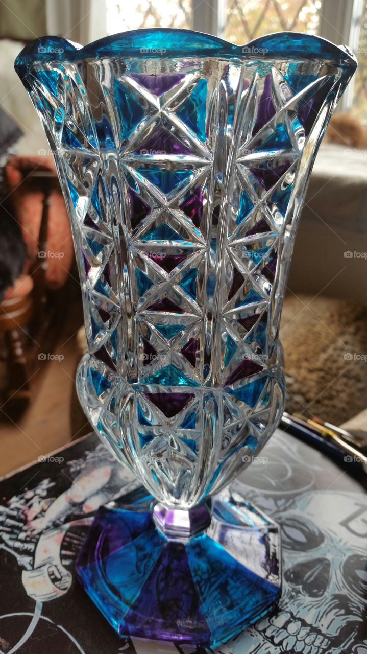 Glass Art Vase