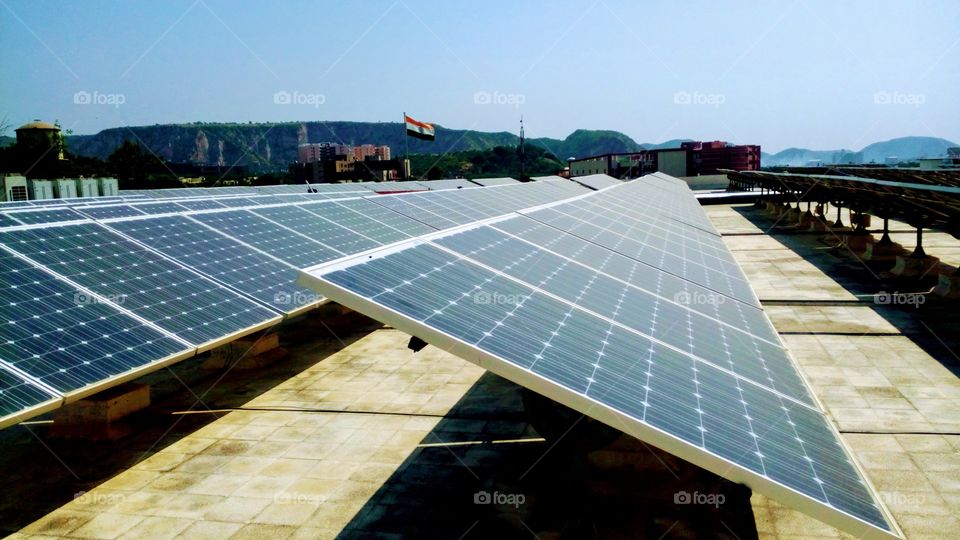 Solar panels renewable energy