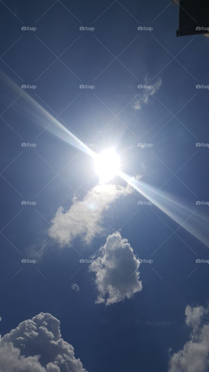 weird eclipse reflection