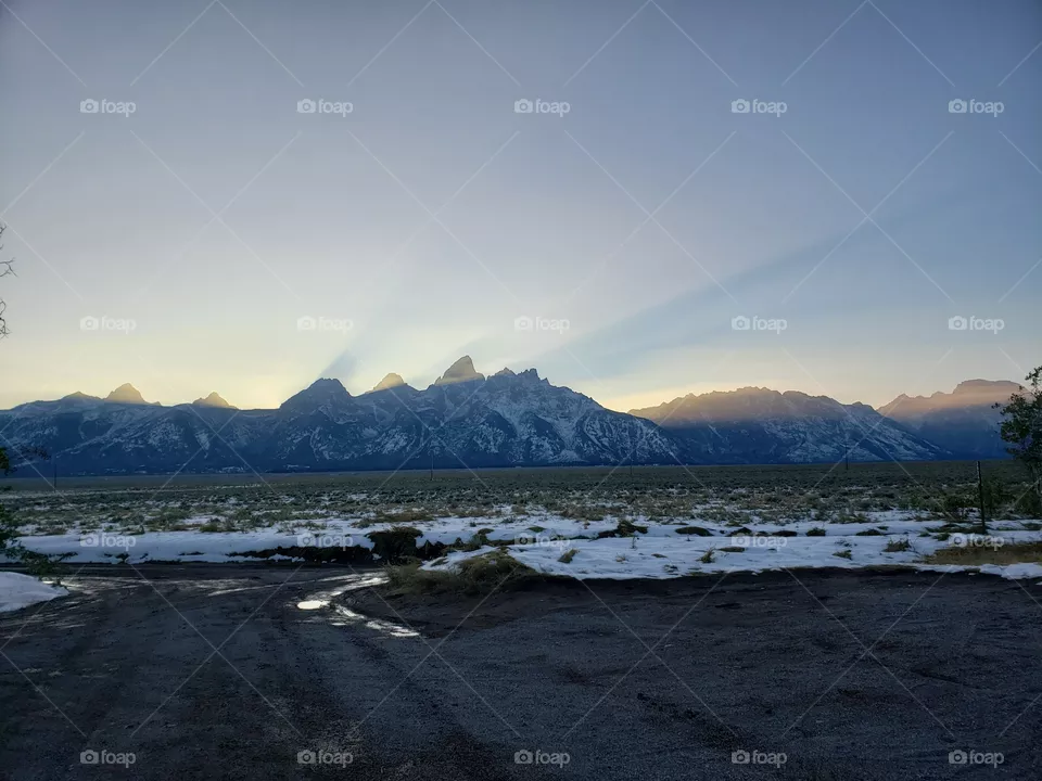 Grand Teton Sunset