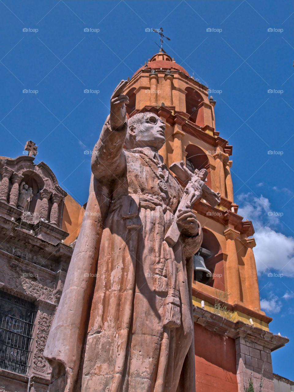 Statue of San Felipe Neri in Templo del Oratorio, San Miguel de Allende, Guanajuato, Mexico