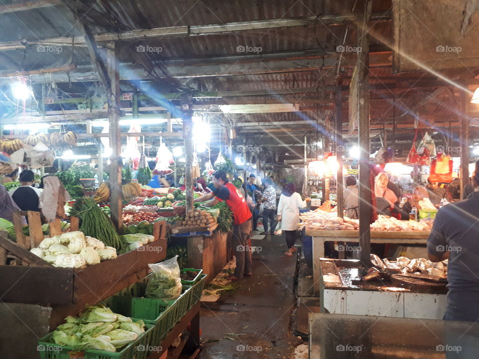 Indonesian Traditional Market @ Bekasi