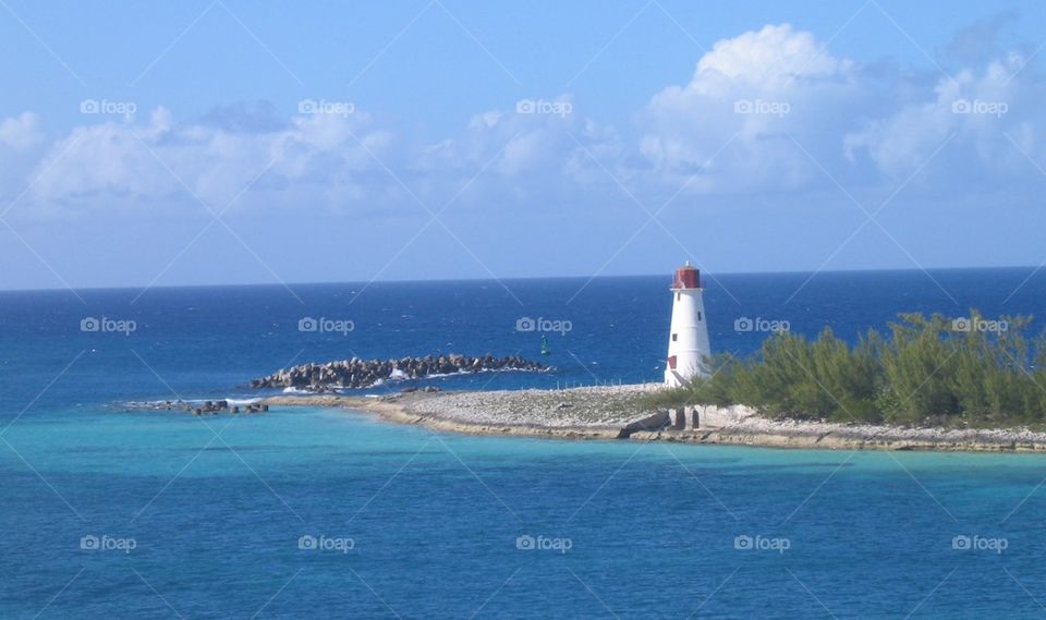 Lighthouse at Nassau Bahamas