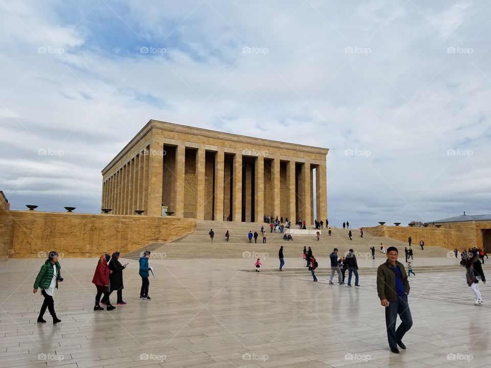 Anıtkabır mausoleum is the resting place of Kemal Atatürk, founder of modern Turkey