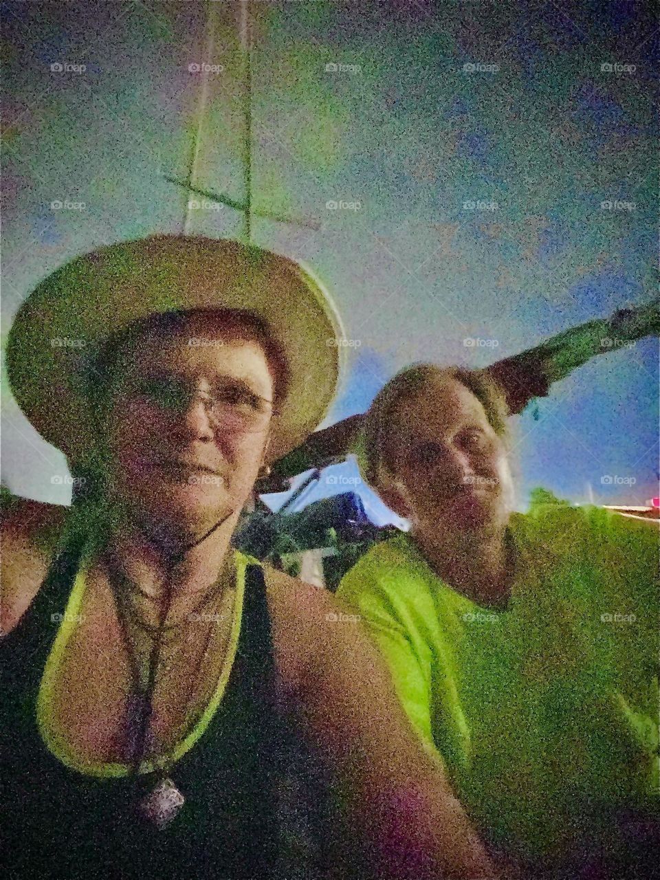 I myself & “Timothy Trespas”, my partner for 15 wonderful years are “sitting on the dock” as the “Otis Redding” song says, or in this case the creek, “Newtown Creek” awaiting the “Independence Day” “July 4th” fireworks. 2022. Hypnotic Productions