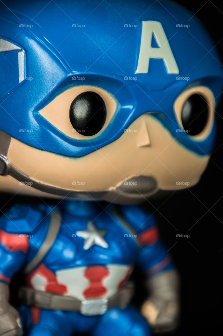 Captain America as a pop figure