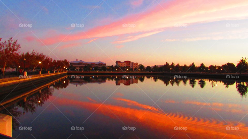 orange clouds. by MarkSarden in Fairfield California