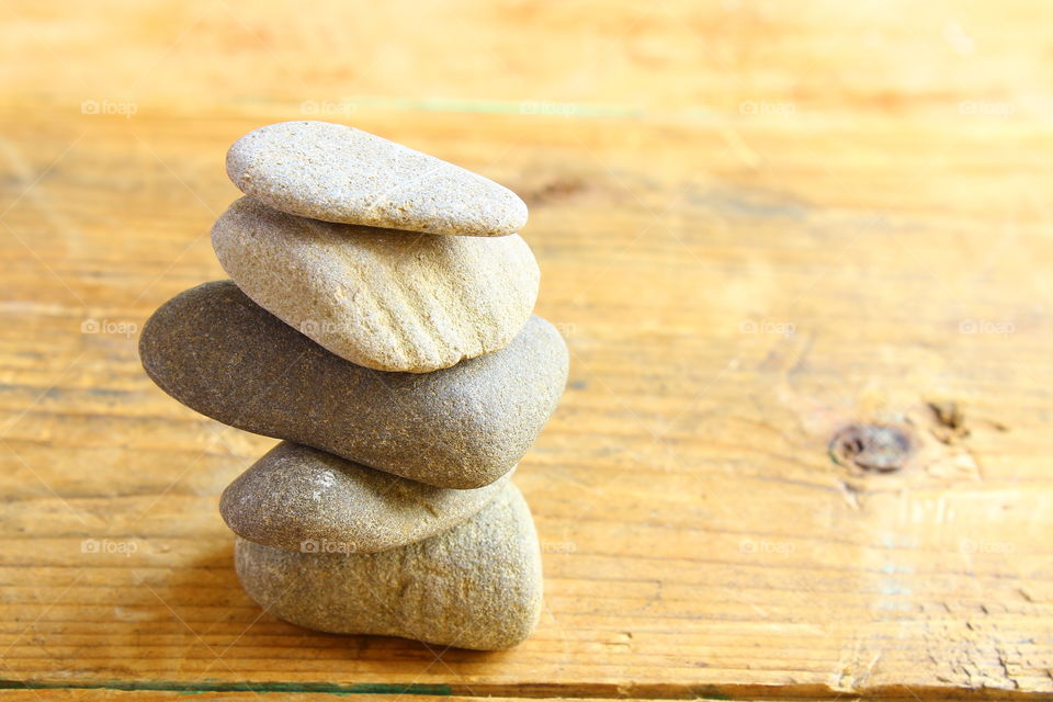 stones arranged