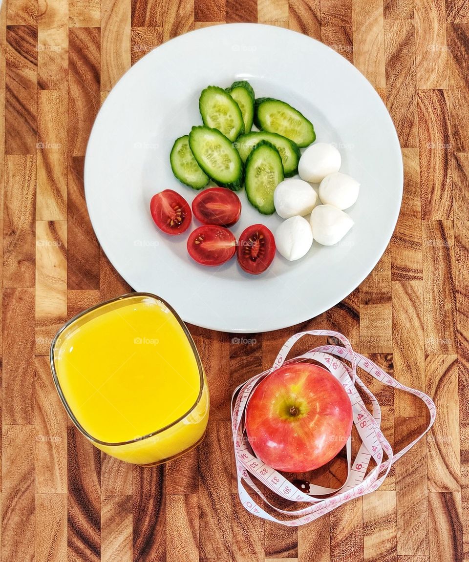 Healthy food attitude and control of weight