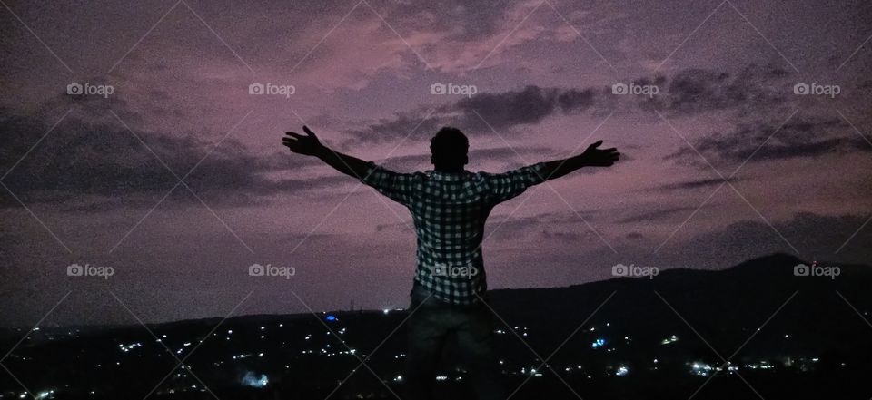 Cloudy sky, weather mad