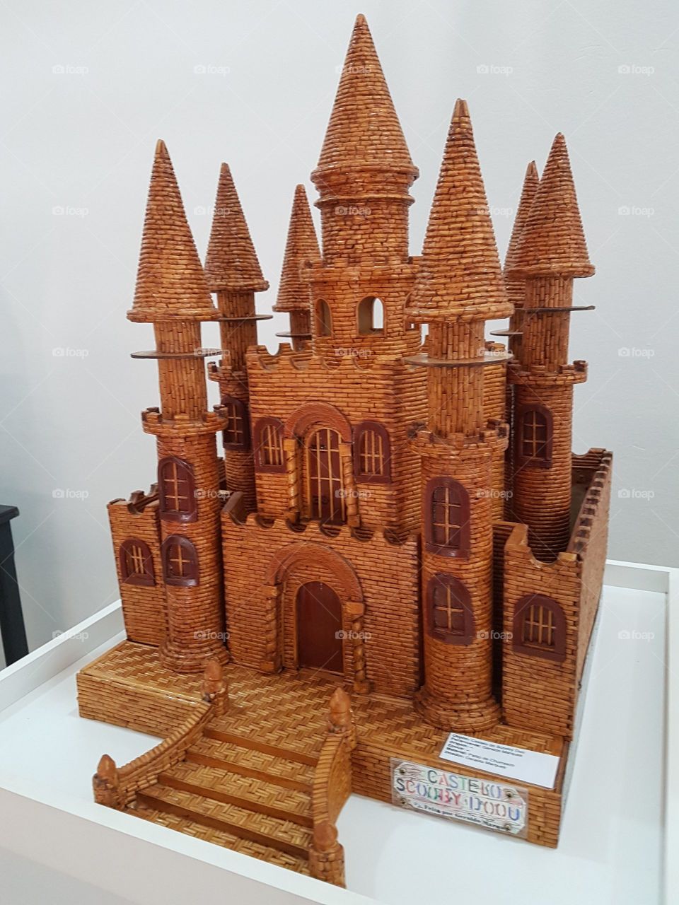 Model of a castle.