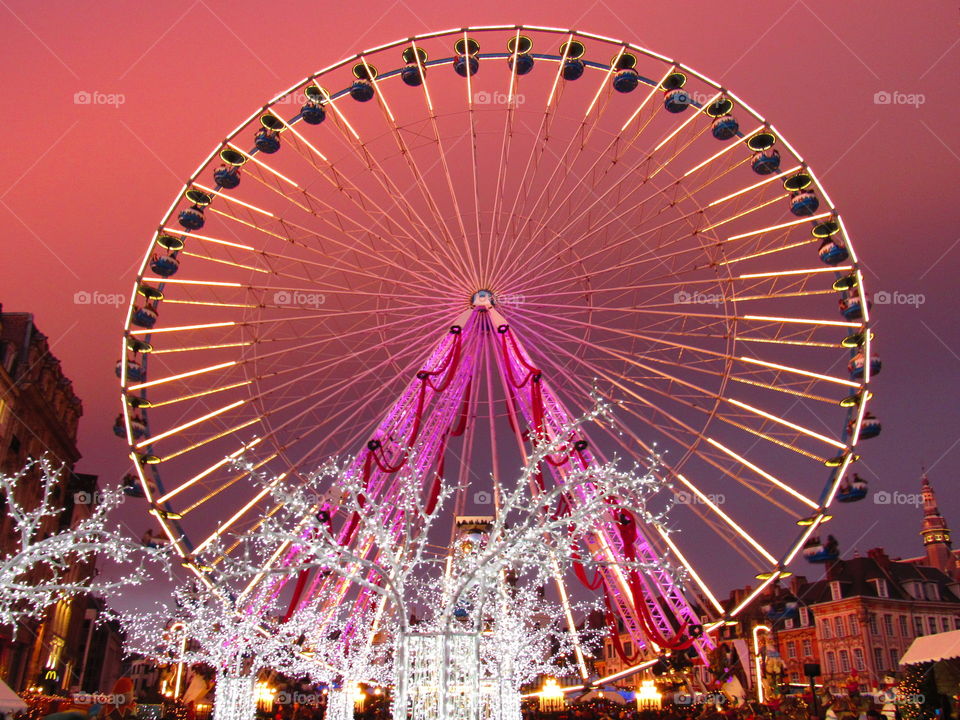 Christmas time in town