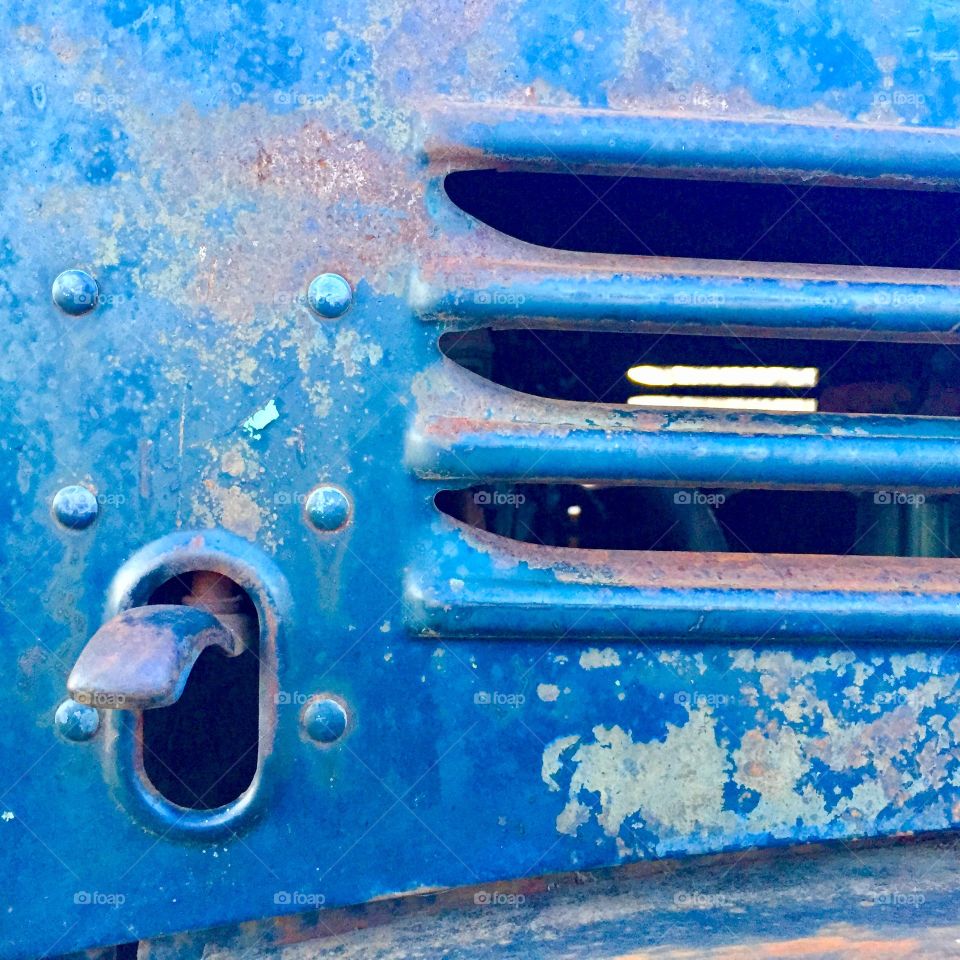 Hood Latch - Blue