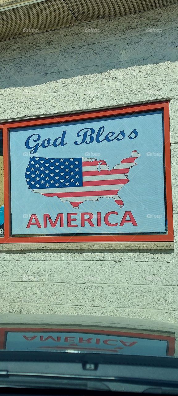 patriotic sign