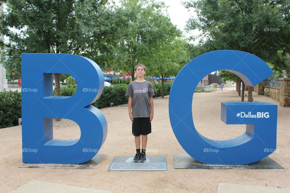 Big D. Big D photo op in Dallas, tx