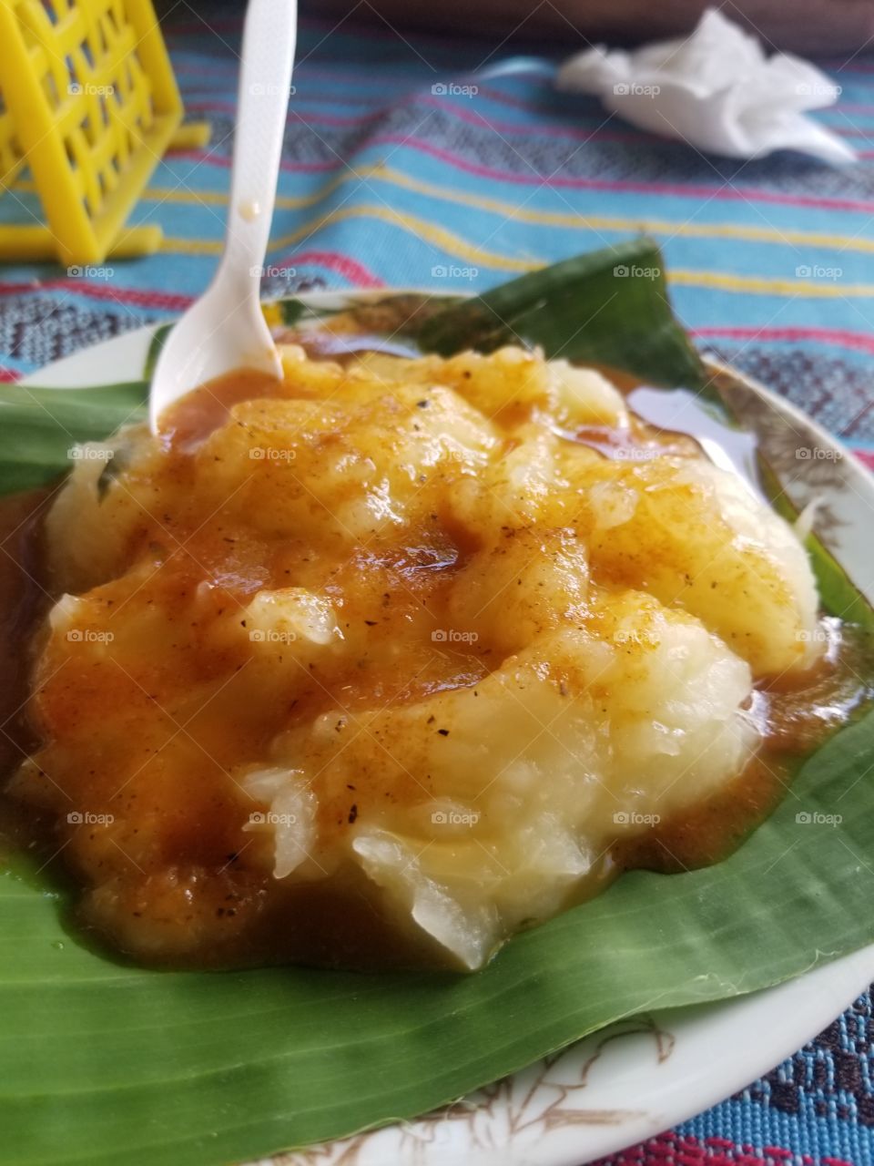Salvadoran Yucca root cuisine
