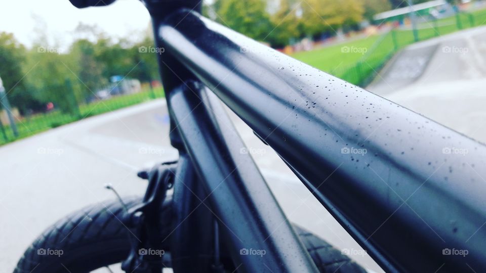 BMX Bike On Stunt Park