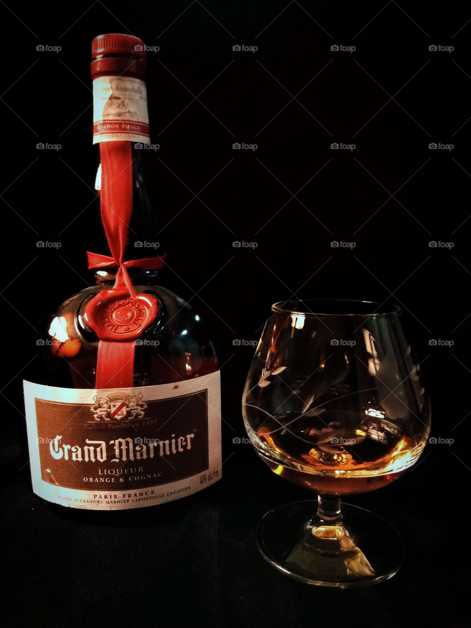 Grand Marnier in Princess House Snifter