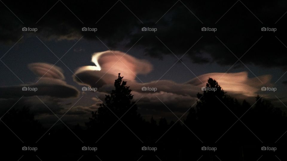 Central Oregon Crooked River Ranch Terrebonne Storm Cloud Formation