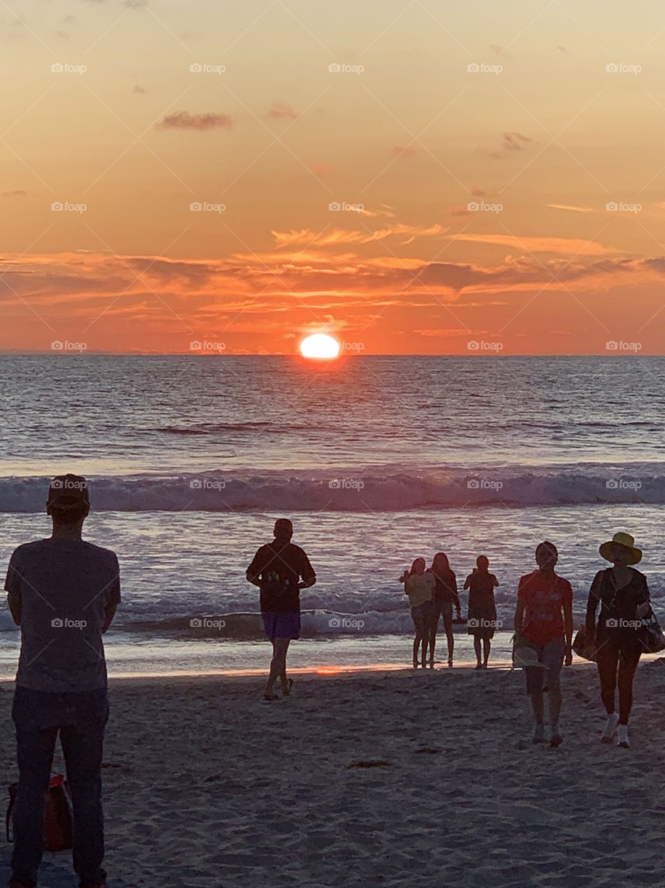 Gathered for the sunset 