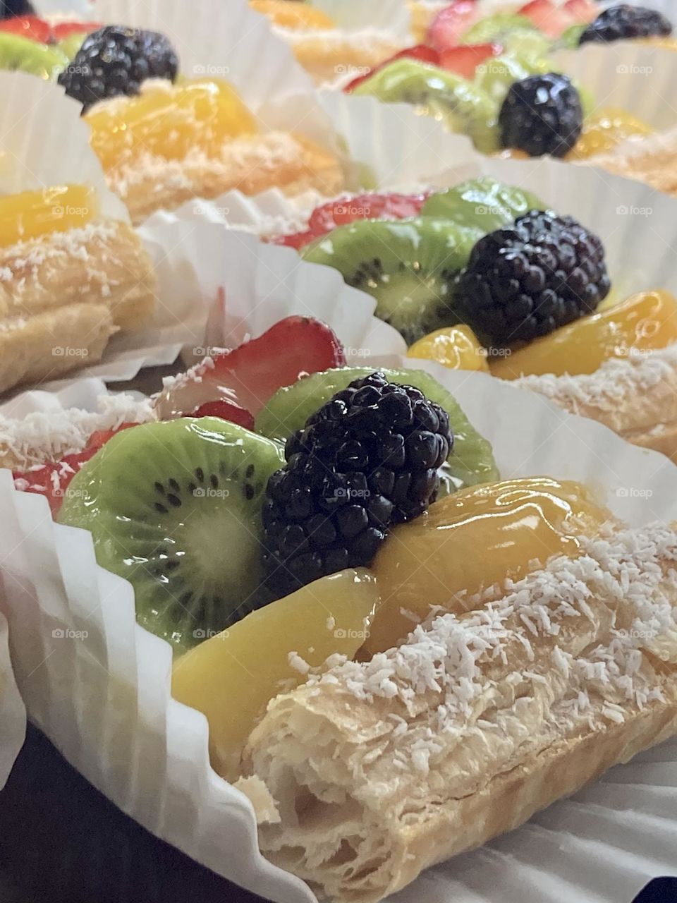 Beautiful and colorful desserts 