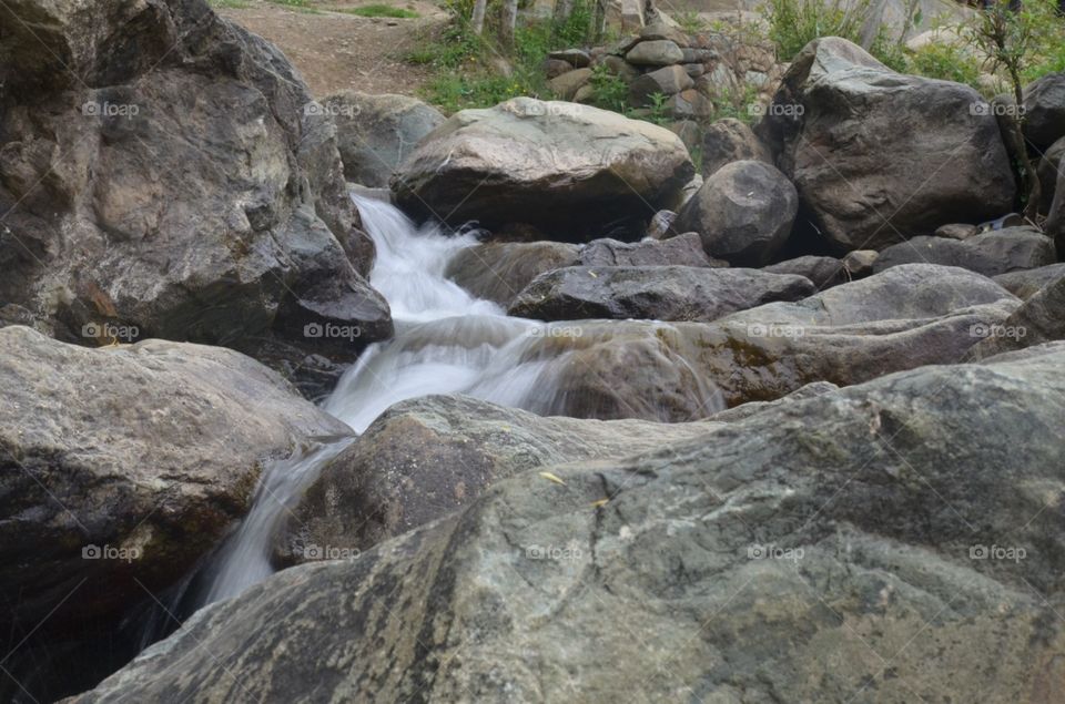 Water, Rock, No Person, Nature, Stream