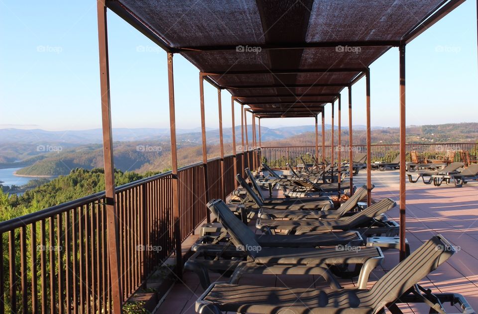 Relaxation mountain, landscape view 