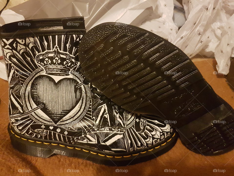 Dr. Martens 1460 Playingcard Boots.