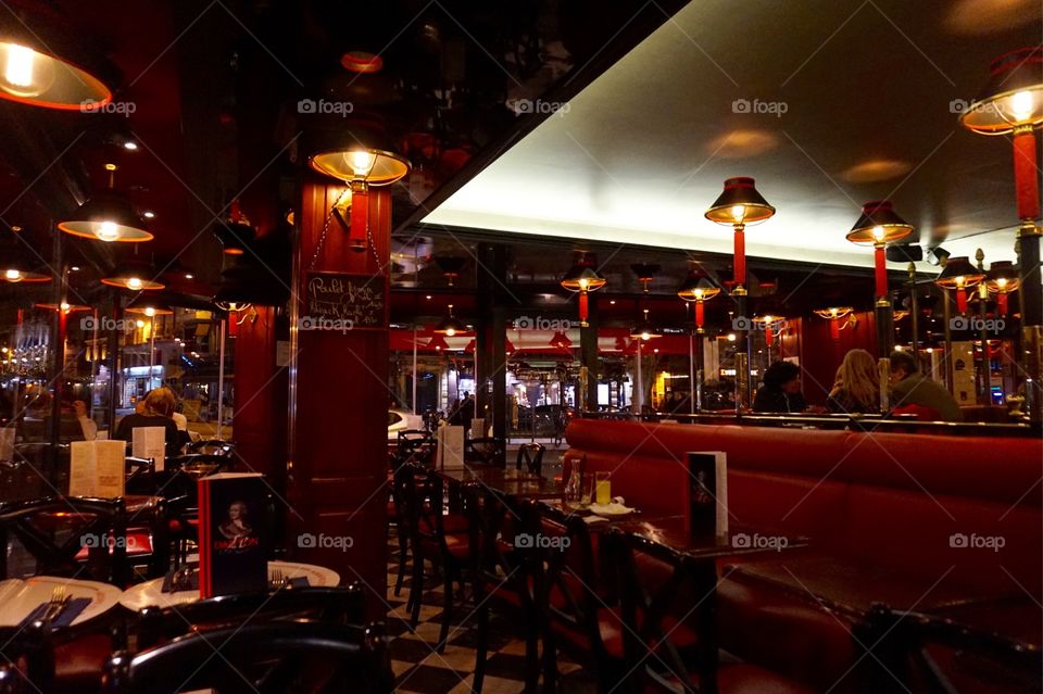 Le Danton cafe, Paris