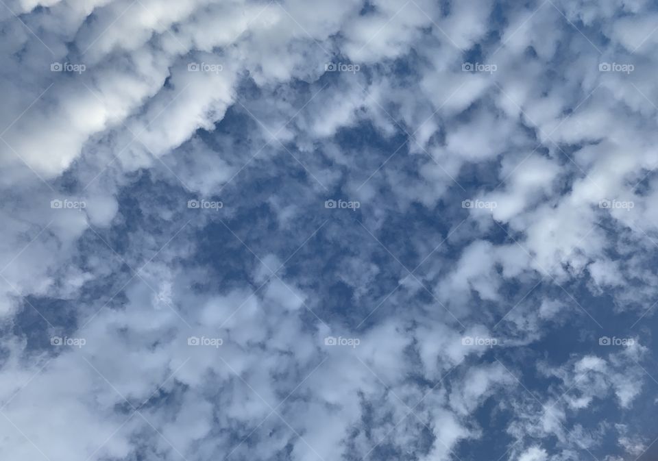 A array of clouds in the sky 