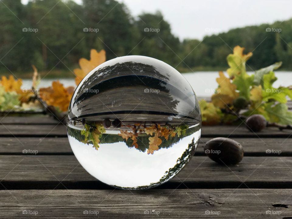 Lensball. Autumn