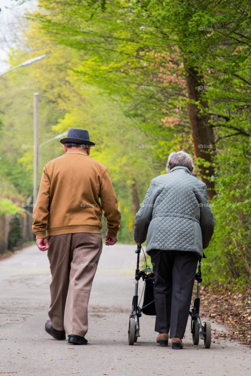 Elderly couple