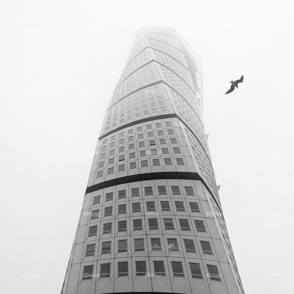 Turning Torso in the sky