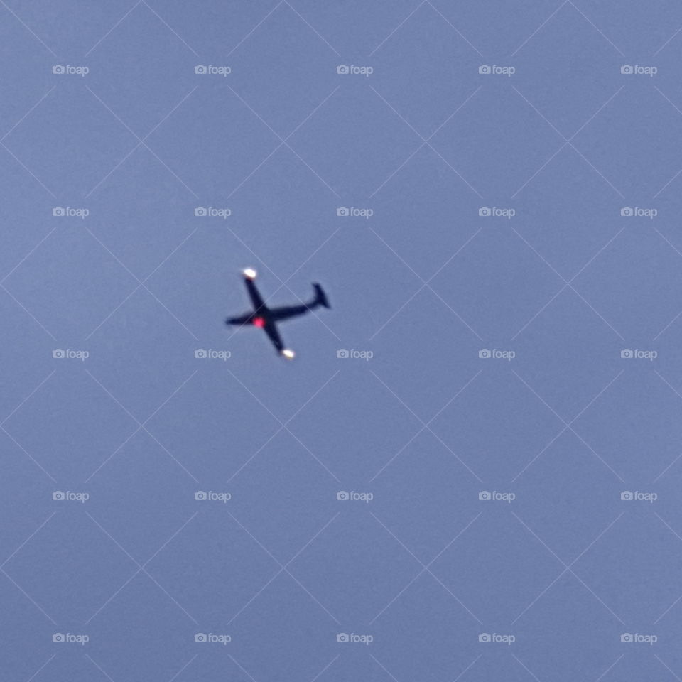 Airplane in the sky Netherlands