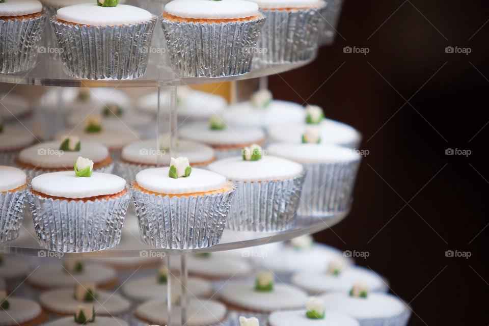 cake white cupcakes silver by badpseudonym