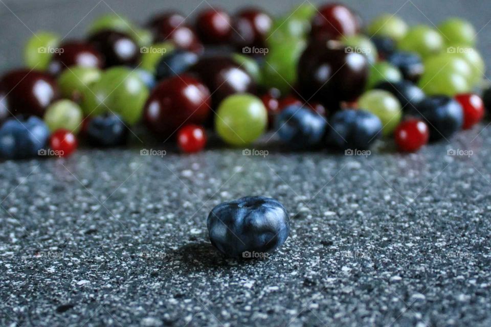 Bright delicious berries