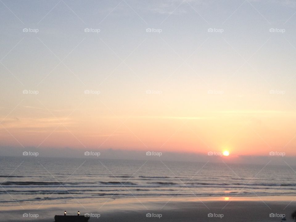 Sunrise over the Atlantic 