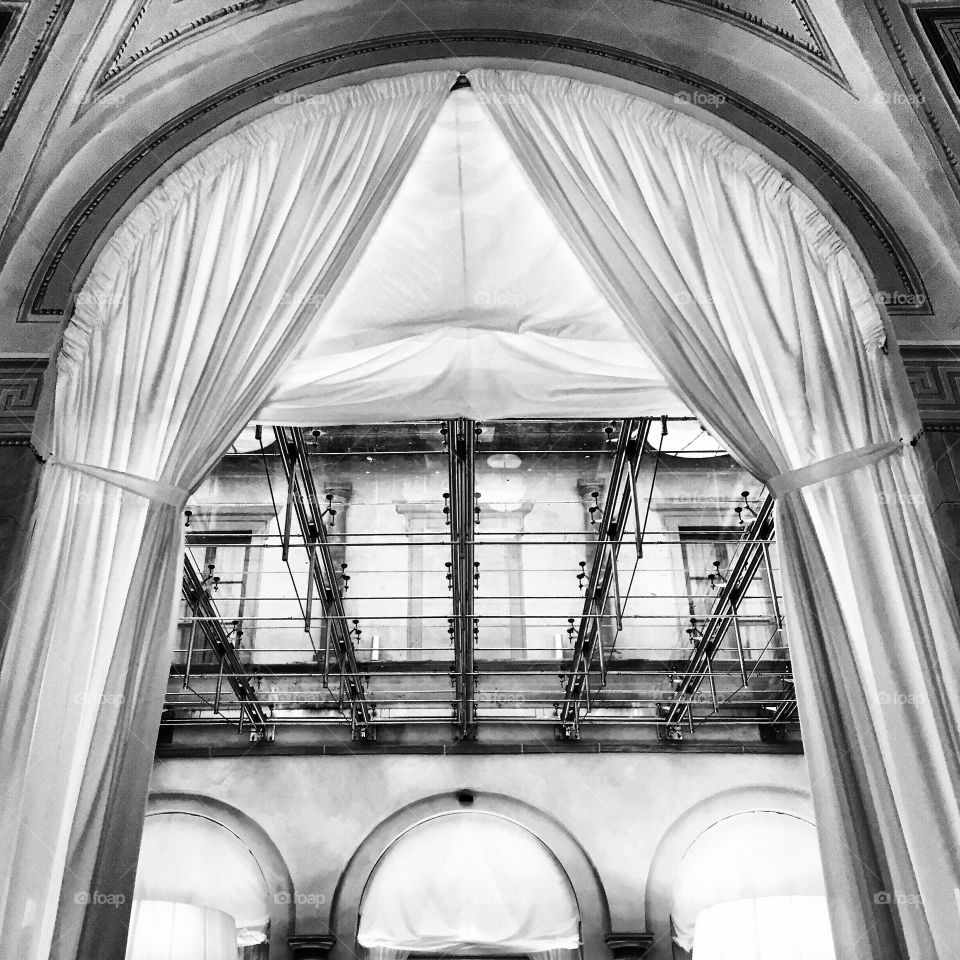 Architecture, Glass Items, Ceiling, Indoors, Building