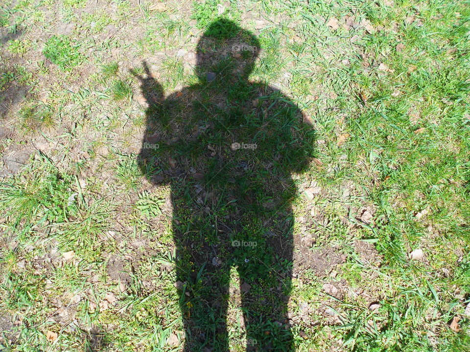 shadow of a person