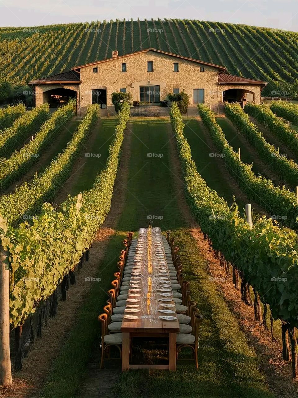 Glory be to God, the magnificent and picturesque view and the natural green trees are a view that is nothing more wonderful than it