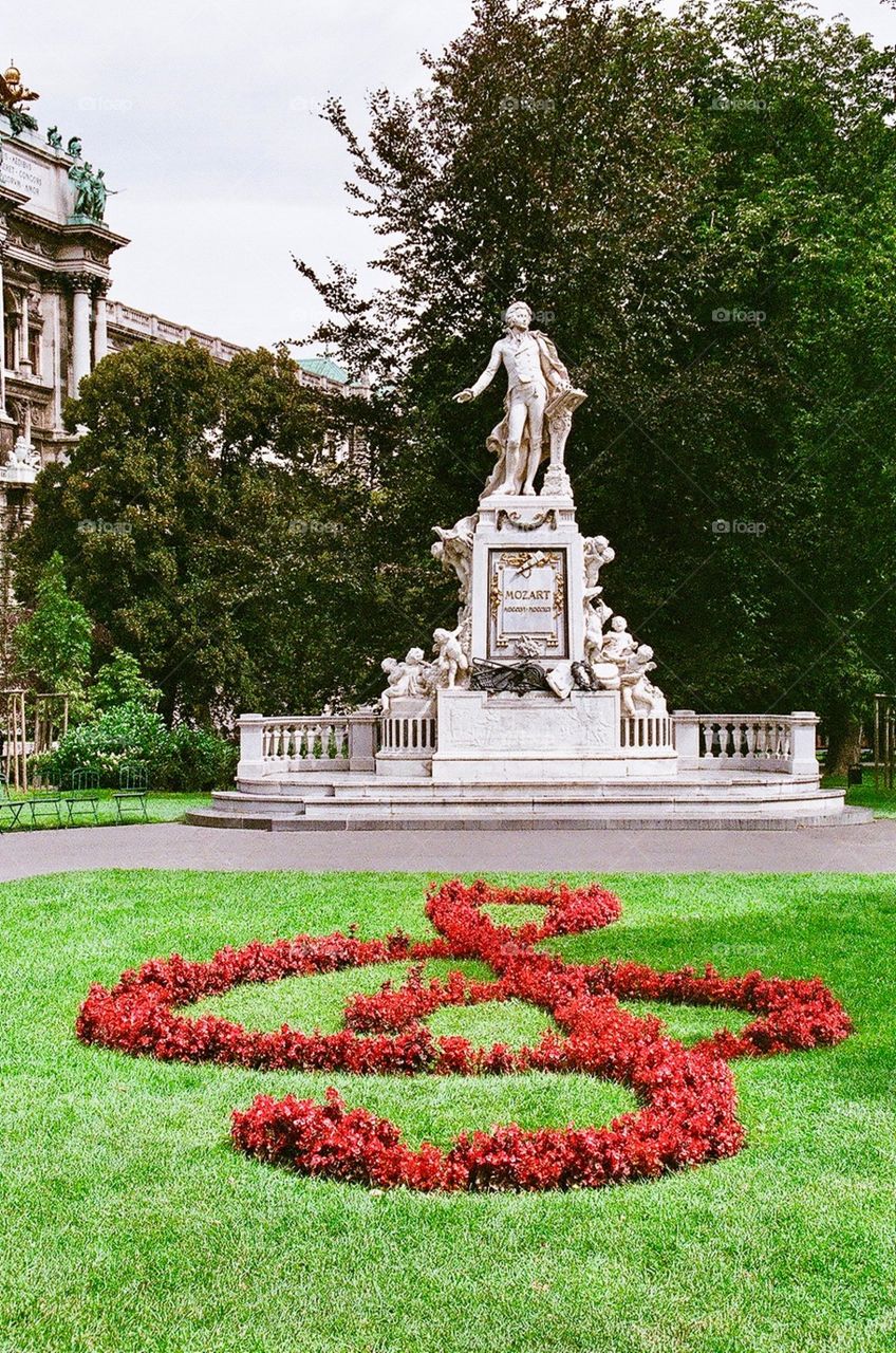 Mozart Statue, Vienna, Austria