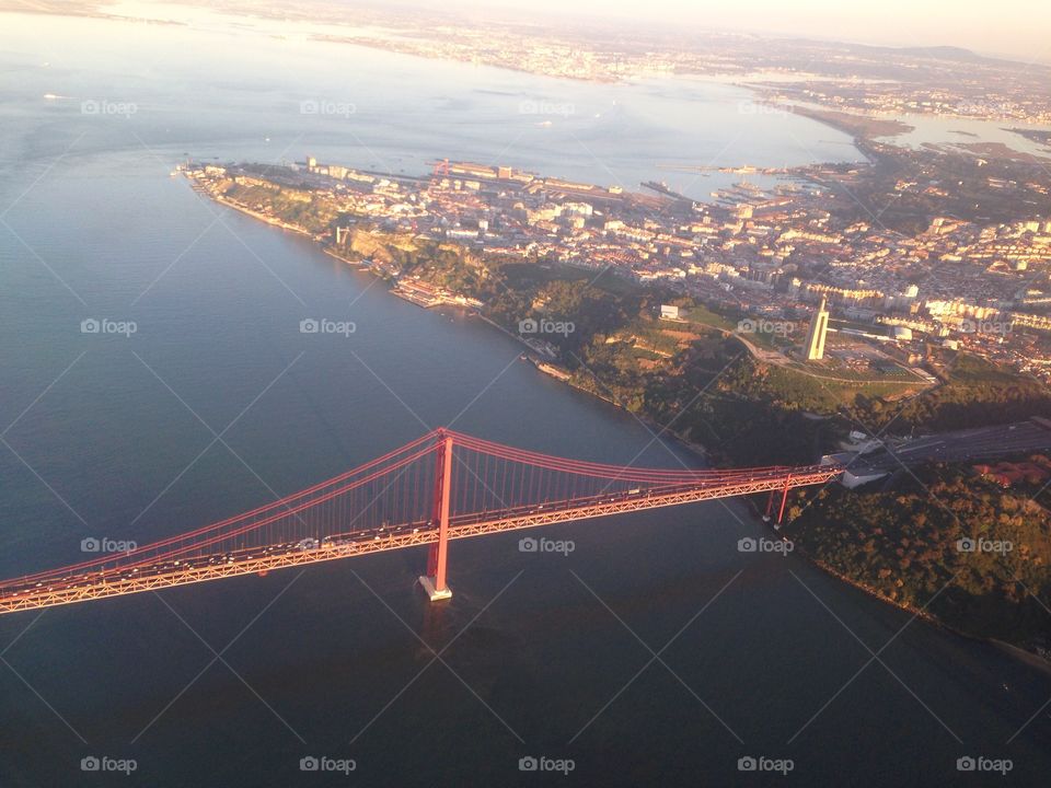 Lisbon aerial view 