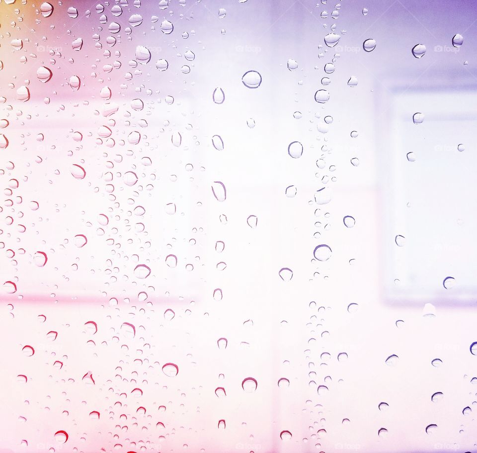 Pastel raindrops